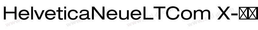 HelveticaNeueLTCom X字体转换